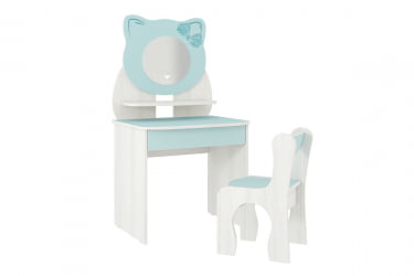 Детский стол Котенок МК-0016 белый рамух/кэнди / MK-0016