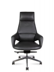 Кресло руководителя Шопен ФК 0005-А БЛАCК ЛЕАТХЕР / FK 0005-A BLACK LEATHER
