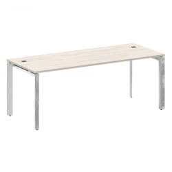 Стол рабочий руководителя на П-образном м/к ОНИКС ДИРЕCТ ЛУКС М-О.МП-СРР-6.8 Денвер светлый / ONIX DIRECT LUX M-O.MP-SRR-6.8