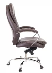 Кресло для руководителя Еверпроф Валенсиа М Экокожа Коричневый / Everprof Valencia M