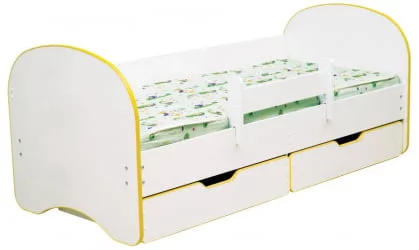 Кровать детская Радуга с 2-мя ящиками 800*1900 Фиолетовый