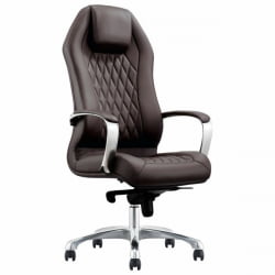 Кресло руководителя БРАБИКС ПРЕМИУМ Аурус ЕКС-705, мультиблок, алюминий, экокожа, коричневое, / BRABIX PREMIUM Aurus EX-705,