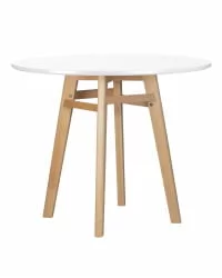 Маленький обеденный стол ДОБРИН АЛБЕРТ 90 Белый / DOBRIN ALBERT