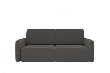 Диван прямой Сордален (Берхоусе) Цвет фасада: Серый велюр; Тип: Прямой; Материал фасада: Металл/Велюр / (Berhouse)