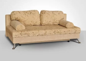 Диван-кровать Комфорт рогожка в1 вензель серый 282-1