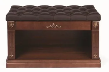 Обувница Сильвия эко-кожа Коричневый Темно-коричневый