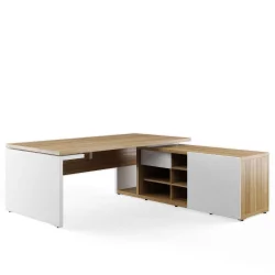 Стол рабочий на опорной креденции правый ЗИО28510331 Орех / ZIO28510331