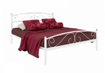 Кровать Вероника Плус 1200х2000 Белая / Plus