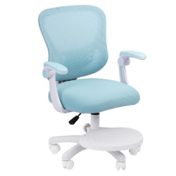 Детское кресло CХАИРМАН КИДС CХ106 с подножкой Голубой / CHAIRMAN KIDS CH106