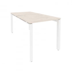 Рабочая станция на П-образном м/к ОНИКС О.МП-Д.РС-2.0.8 Денвер Светлый/Белый / ONIX O.MP-D.RS-2.0.8