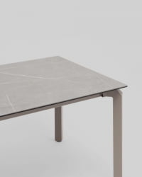 Стол обеденный Варден раскладной 160-220*90 см керамика серый / Varden