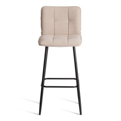 Барный стул Бари/Бари велюр, бежевый, 7, 45х56х110 см / Bari/Бари