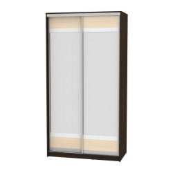 Шкаф-купе Б-220х120х60-2(Венге-ДМ-Д10Д10) / B-220х120х60-2(Венге-ДМ-D10D10)