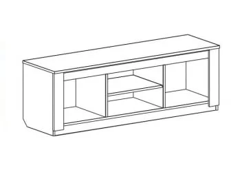 Тумба ТВ Элана Бодега белая