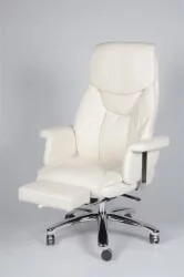 Кресло офисное Парламент Х-2021-70-5 иворй леатхер Слоновая кость / H-2021-70-5 ivory leather