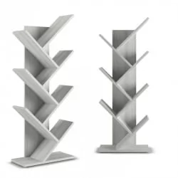 Стеллаж Акцент СК-5 (5 полок) Выбеленное дерево