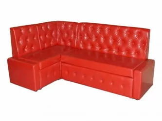 Диван с пластиковыми ножками Зефир Комбинация 1 Остин Рэд