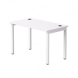 Стол прямой на металлокаркасе, опоры 90 гр Еверпроф ЕВО 254С006 Белый / Everprof EVO 254S006