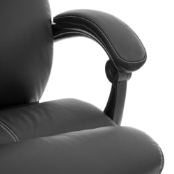 Кресло руководителя Камбридге металБЛ кож/зам/ткань, черный/черный, 36-6/11 / Cambridge metalBL