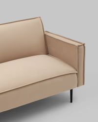 Бежевый диван Кассель велюр Бежевый