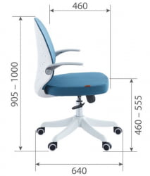 Детское компьютерное кресло CХАИРМАН CХ107 ткань розовый (М) / CHAIRMAN CH107 (M)