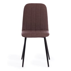 Стул АРC ткань/металл, 46 х 52 х 88 см, коричневый 01/черный / ARC