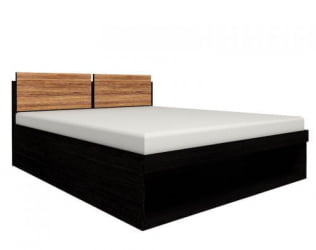 Кровать 1 (1800) ХЙПЕР Палисандр/Венге (спальня) / HYPER