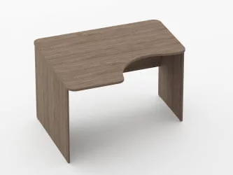 Стол угловой Глассй 1.14.12Л Дуб Верцаска / Glassy