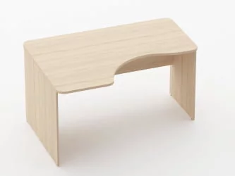 Стол угловой Глассй 1.14.14Л Венге / Glassy