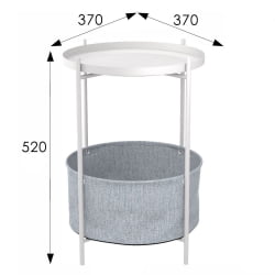 Круглый стол Берген Белый