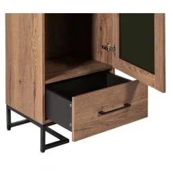 Узкий шкаф в прихожую Лофт 500 см Дуб Табак / Loft