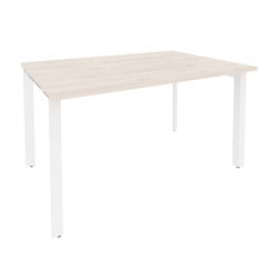 Стол переговорный (1 столешница) ОНИКС О.МП-ПРГ-1.3 Денвер Светлый/Белый / ONIX O.MP-PRG-1.3