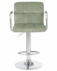 Стул барный ДОБРИН КРУГЕР АРМ Мятный велюр МДЖ9-87 / DOBRIN KRUGER ARM MJ9-87