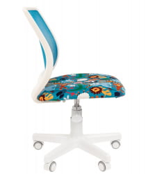 Детское кресло Чаирман ТИН (Кидс) 112 белый пластик зоопарк/ТВ-34 / Chairman (Kids) зоопарк/TW-34