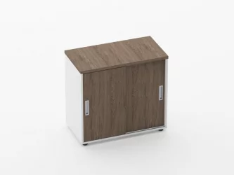 Тумба-купе Дека 9.02.08 Дуб Верцаска/Белый / Deka