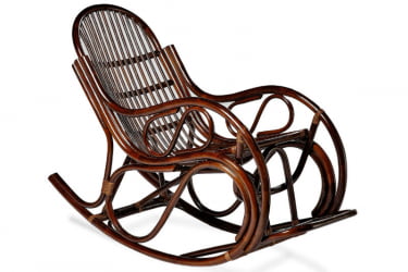 Кресло - качалка с толстой или тонкой подушкой 05/04 молочный шоколад