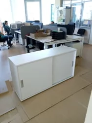 Тумба-купе для рабочего модуля Дека 9.02.145 Белый / Deka