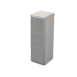 Пенал средний со стеклом левый ГЛОСС ЛИНЕ 9НЛ.017.6 Иворй / GLOSS LINE Ivory