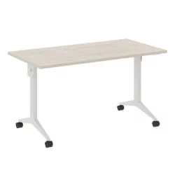 Стол складной мобильный КС-Пулл КС.М-3.7 Денвер Светлый/Белый / X-Pull X.M-3.7
