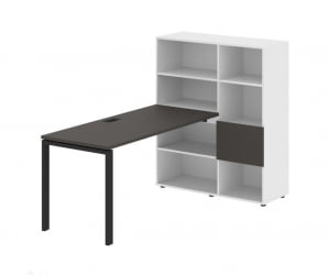 Рабочая станция ЕДИС ЕУРСТ 1115 Мокко Черный Белый / EDIS EURST