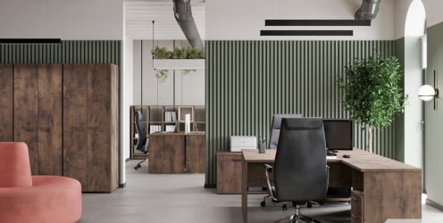 Тумба-греденция ЛЕМО Л-290 Таксония шоколадная / LEMO L-290