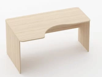 Стол угловой Глассй 1.14.16Л Туя / Glassy