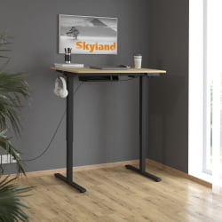 Стол подъемный электрический КСТЕН-УП АТ-001 Дуб светлый/черный / XTEN-UP AT-001