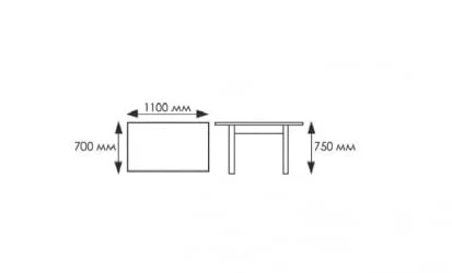 Стол обеденный Прямоуг. ажур ноги Мажор Р-39 белая ЛДСП белый