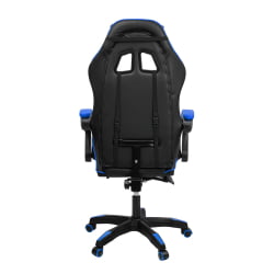 Геймерское кресло 088 цвет черный/синий с массажем 088-блаcк-блуе-масс / 088-black-blue-mass