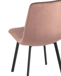 Комплект из двух стульев Чиллй велюр пыльно-розовый 2 шт. / Chilly