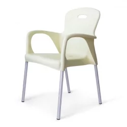 Стул пластиковый КСРФ-065-БВ Вхите / XRF-065-BW White