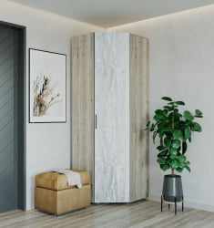 Угловой шкаф Пайн ПП 6 Дуб Ривьера Бетон Пайн