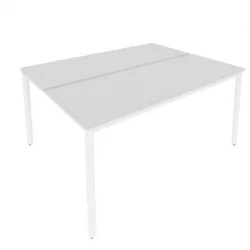 Рабочая станция на металлокаркасе СЛИМ СЙСТЕМ С.СП-6.2 Серый-Белый / SLIM SYSTEM