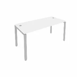 Стол письменный МЕТАЛ СЙСТЕМ Б.СП-4 Белый/Серый / METAL SYSTEM